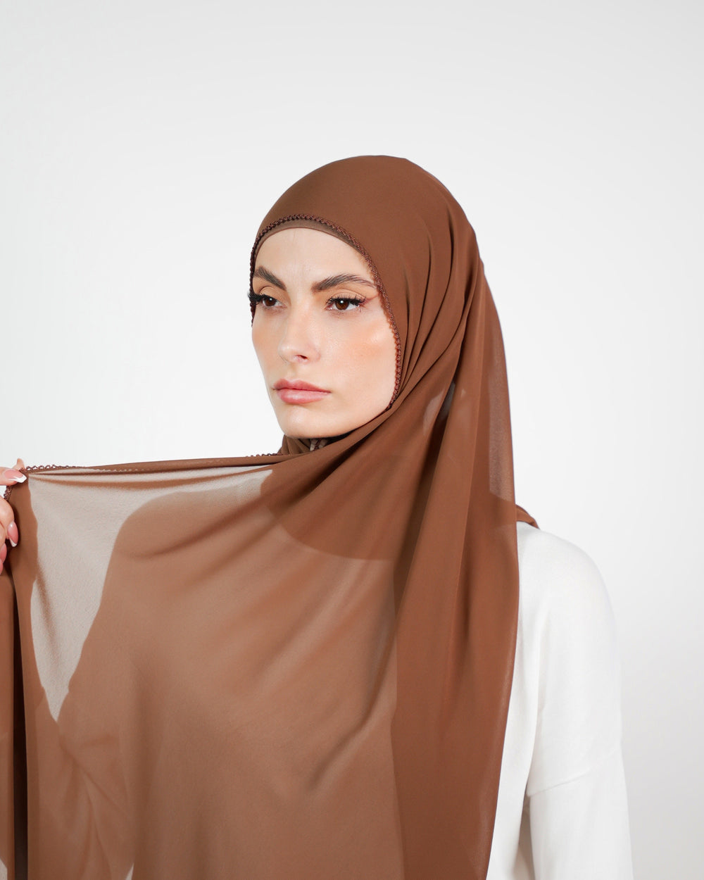 Basic Plain Chiffon Embroidery  Voile