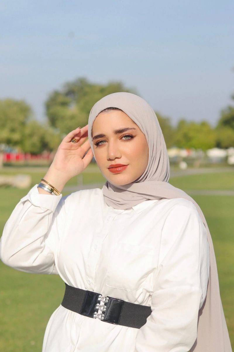 Plain Chiffon Instant Hijab  Voile