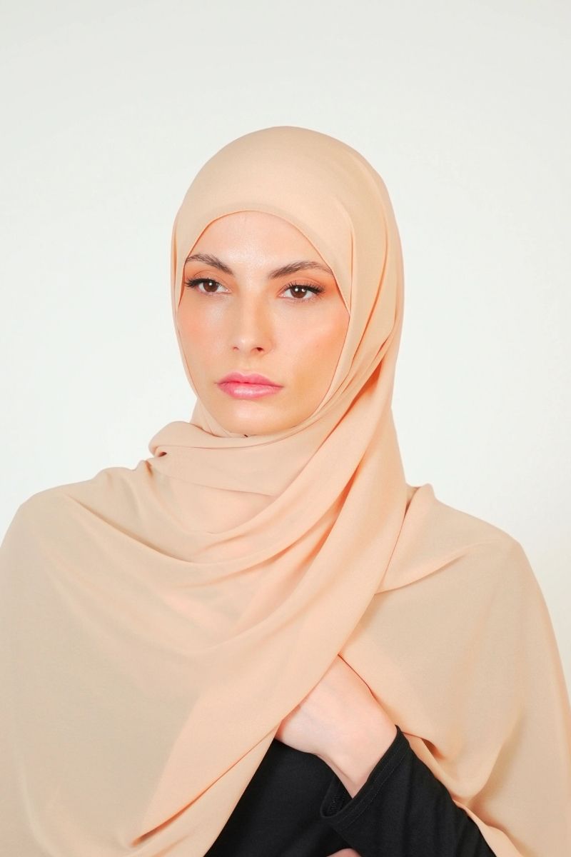 Basic Plain Chiffon Scarf  Voile
