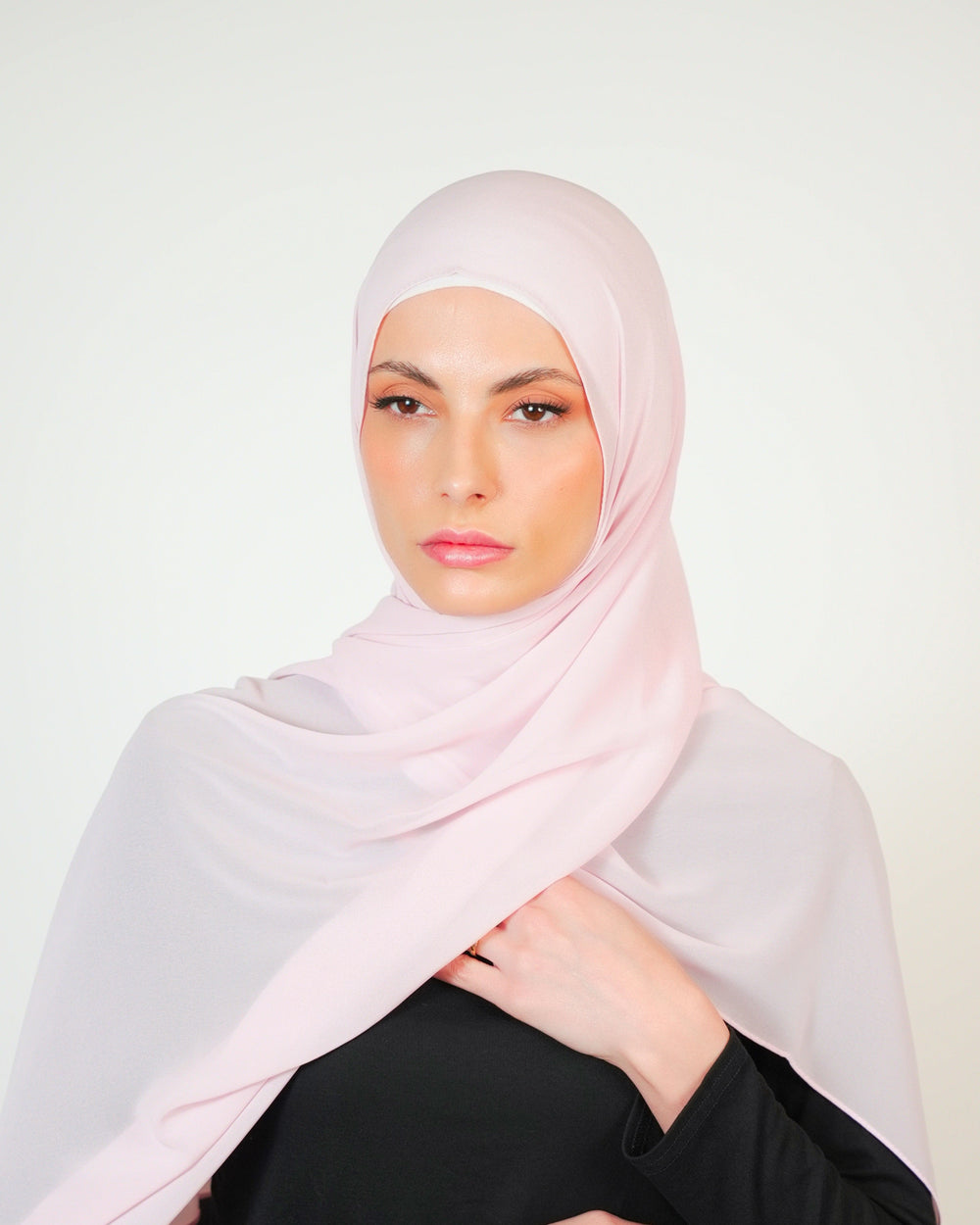 Basic Plain Chiffon Scarf  Voile