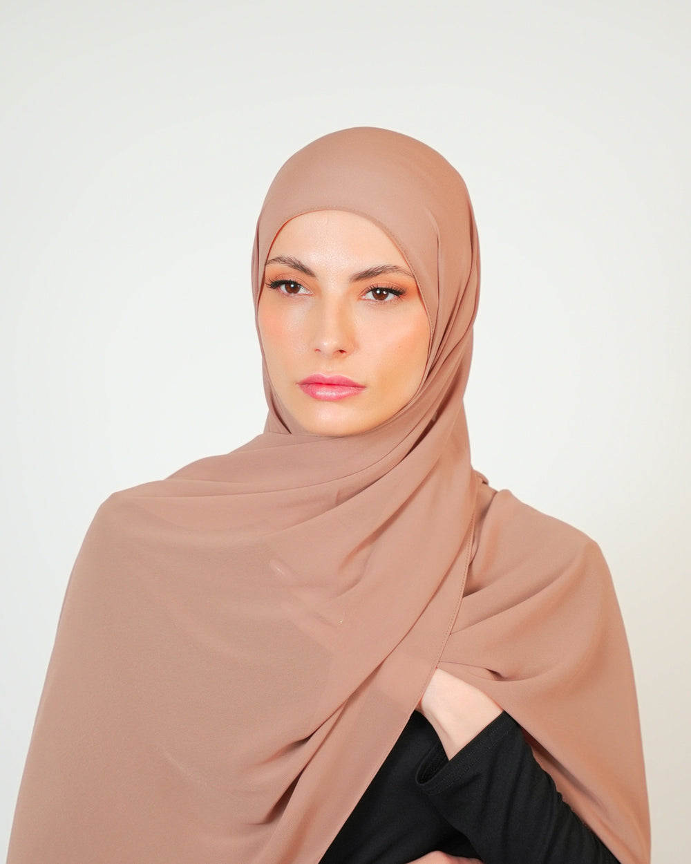 Basic Plain Chiffon Scarf  Voile