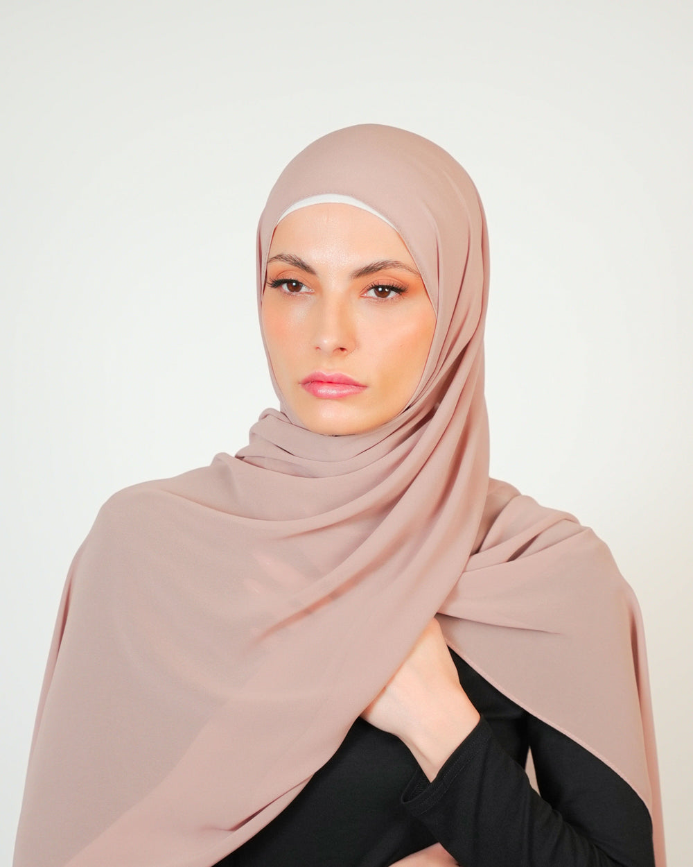 Basic Plain Chiffon Scarf  Voile