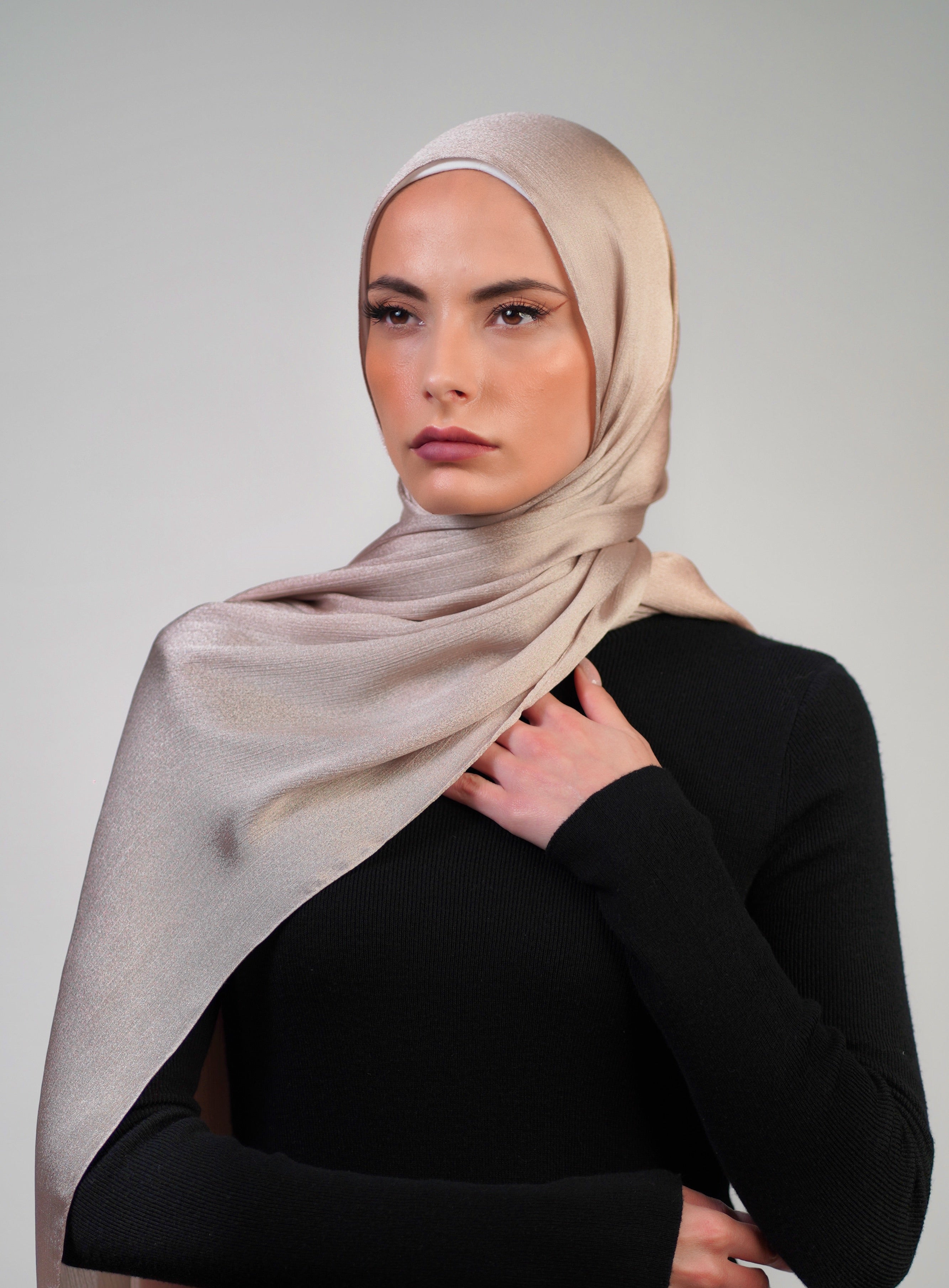 Shiny Hijab  Voile