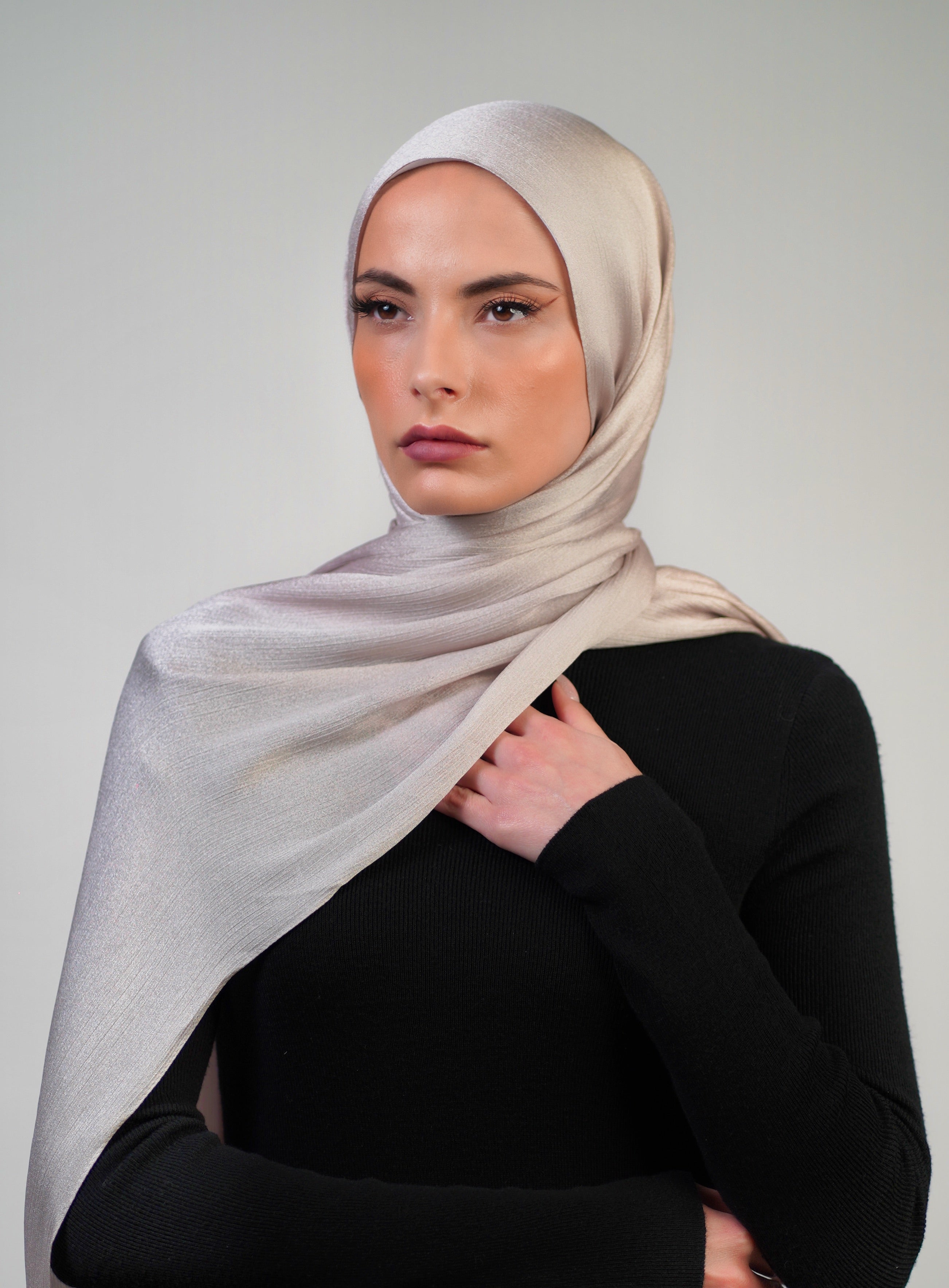Shiny Hijab  Voile