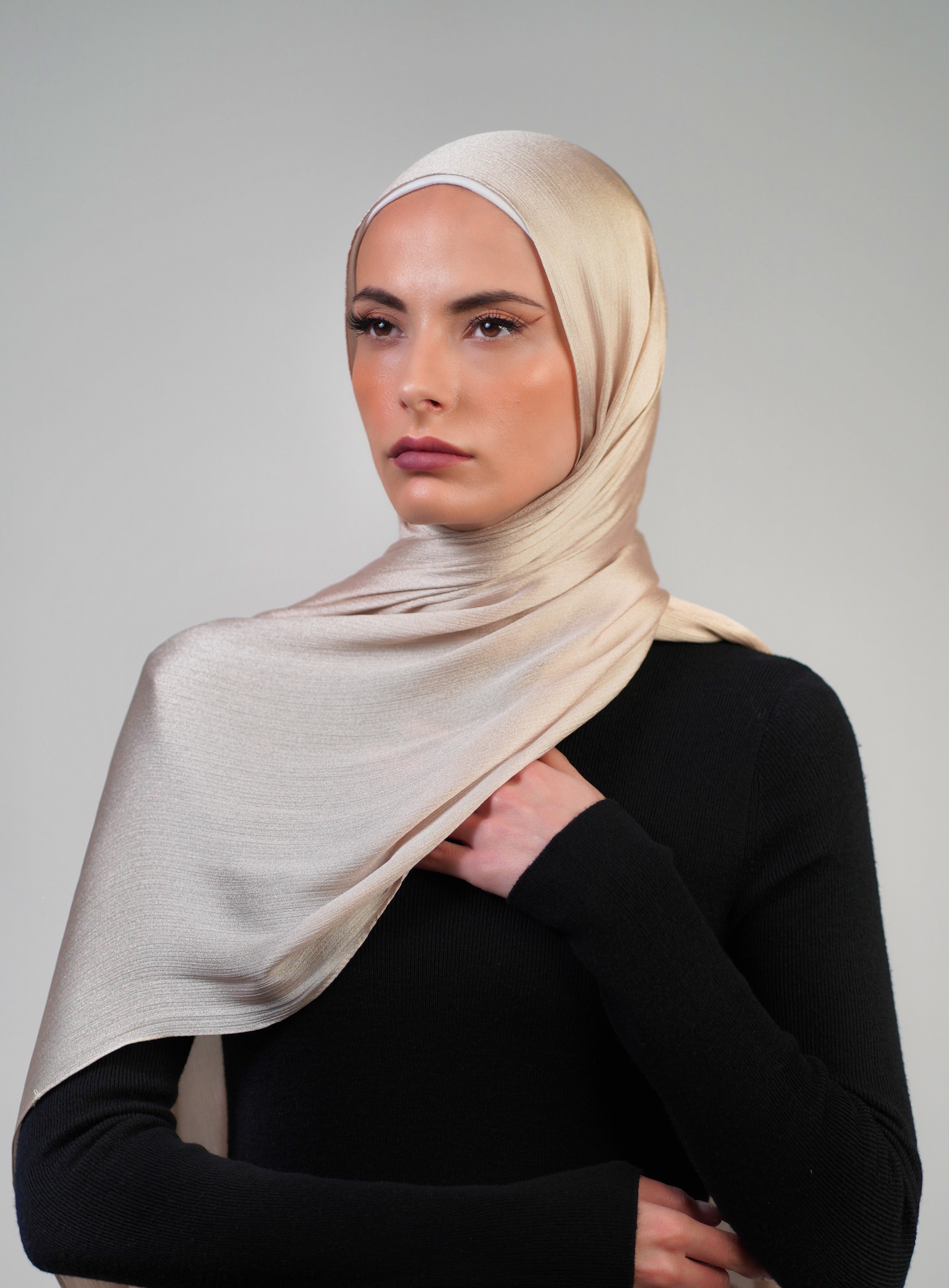 Shiny Hijab  Voile