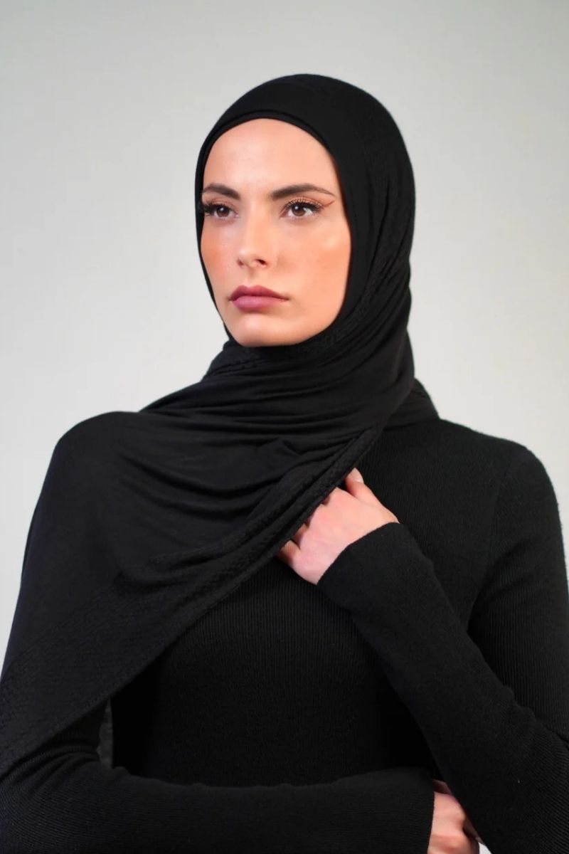 Patterned Double Stretch  Voile