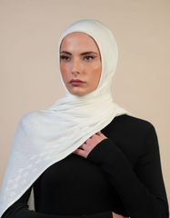 Patterned Double Stretch  Voile