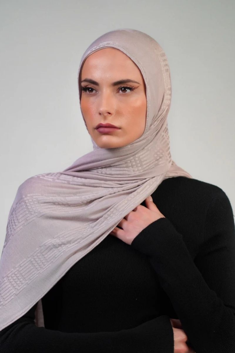 Patterned Double Stretch  Voile