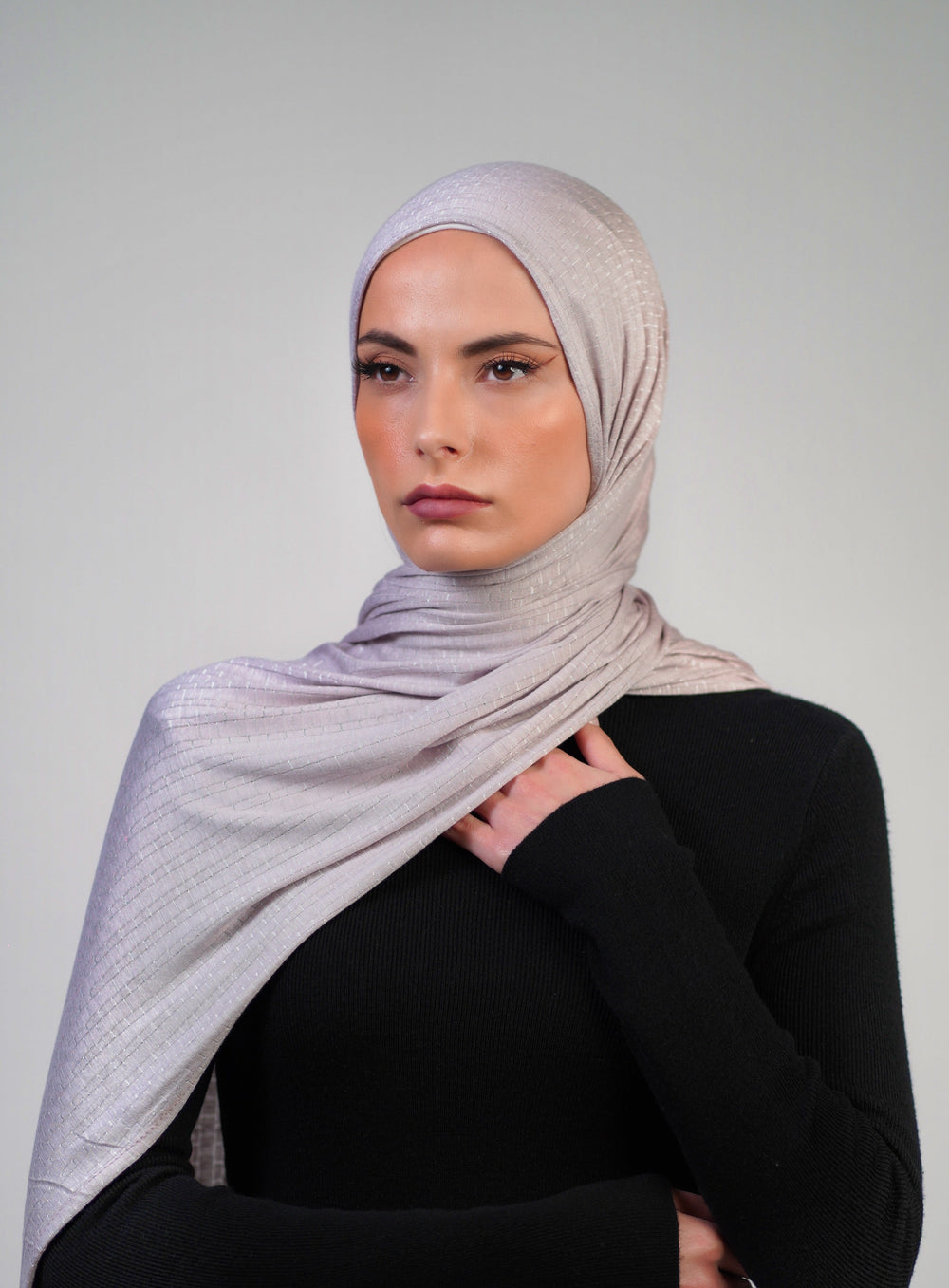 Patterned Double Stretch  Voile