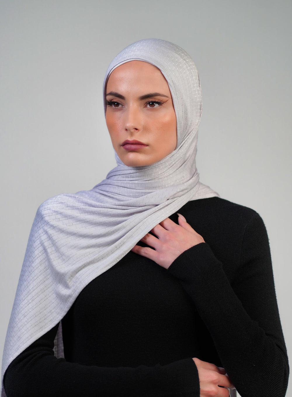 Patterned Double Stretch  Voile