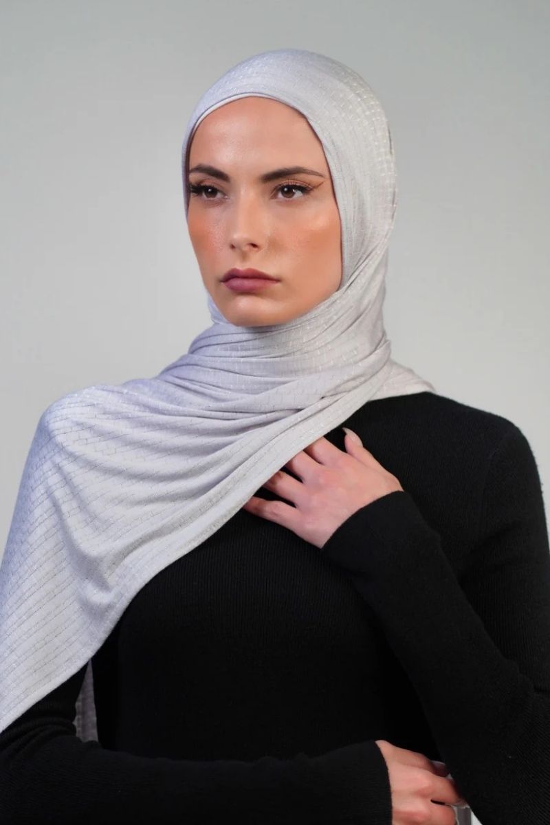 Patterned Double Stretch  Voile