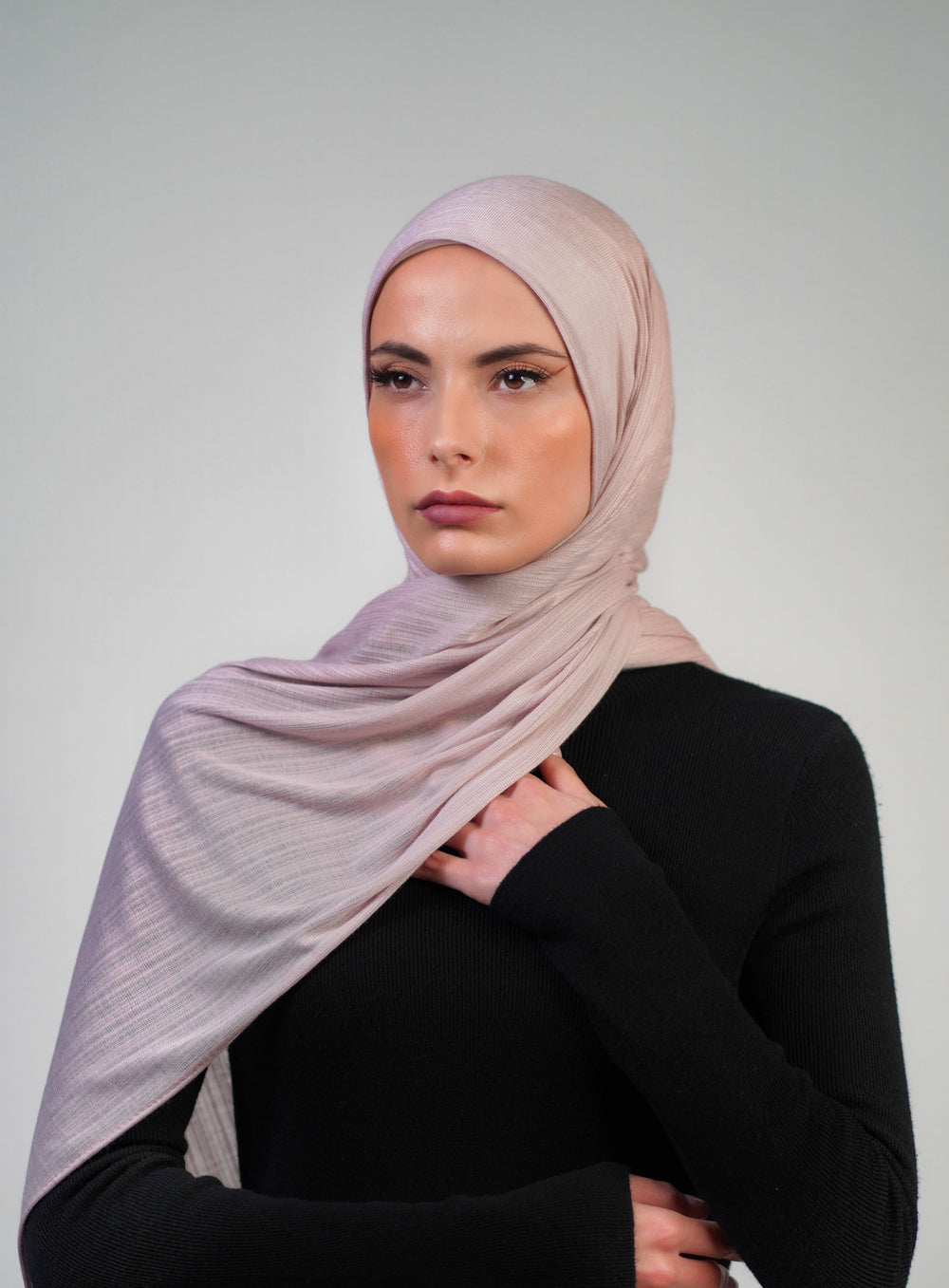 Striped Double Stretch  Voile