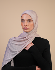 Striped Double Stretch  Voile