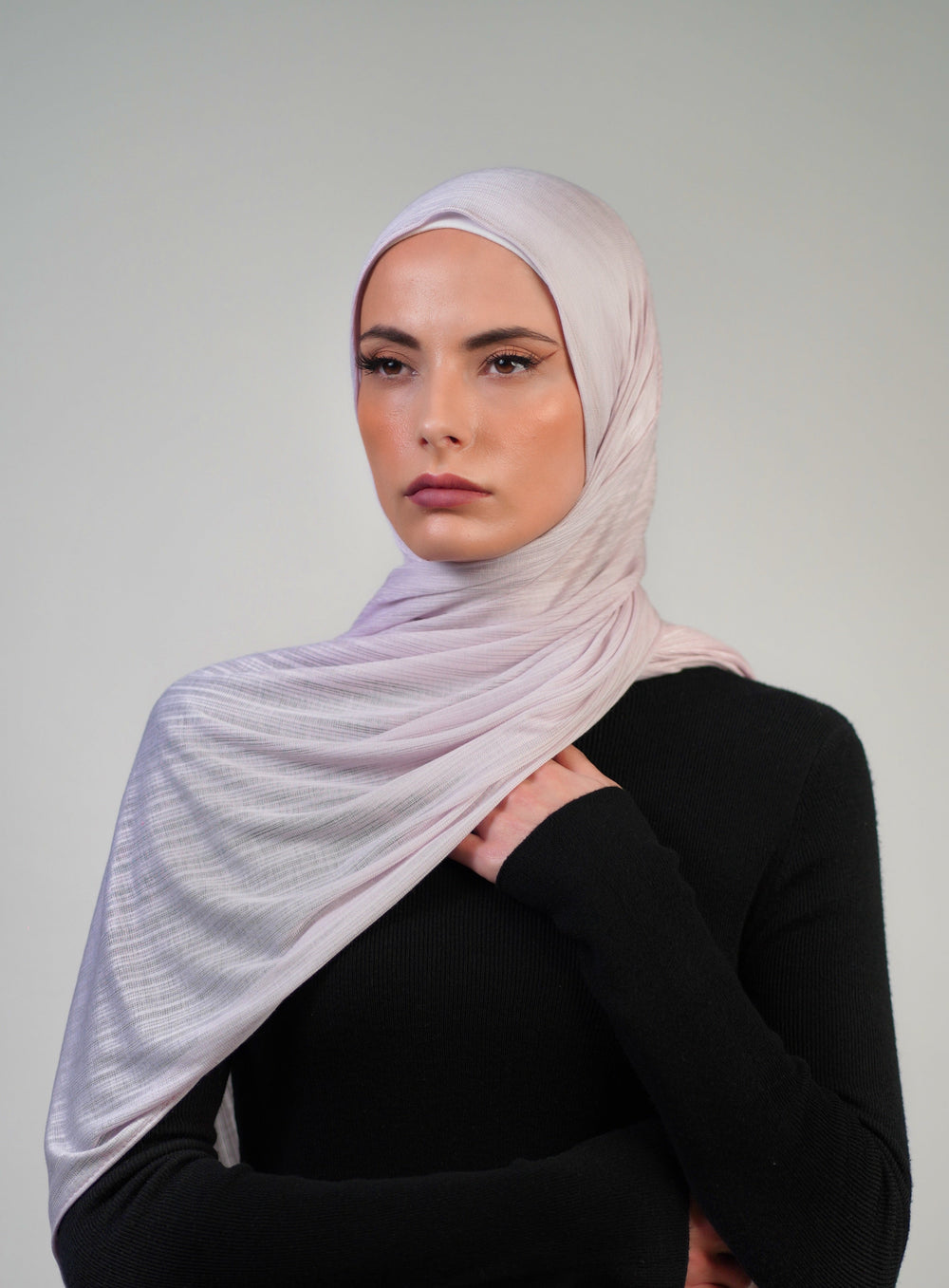 Striped Double Stretch  Voile