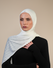 Striped Double Stretch  Voile