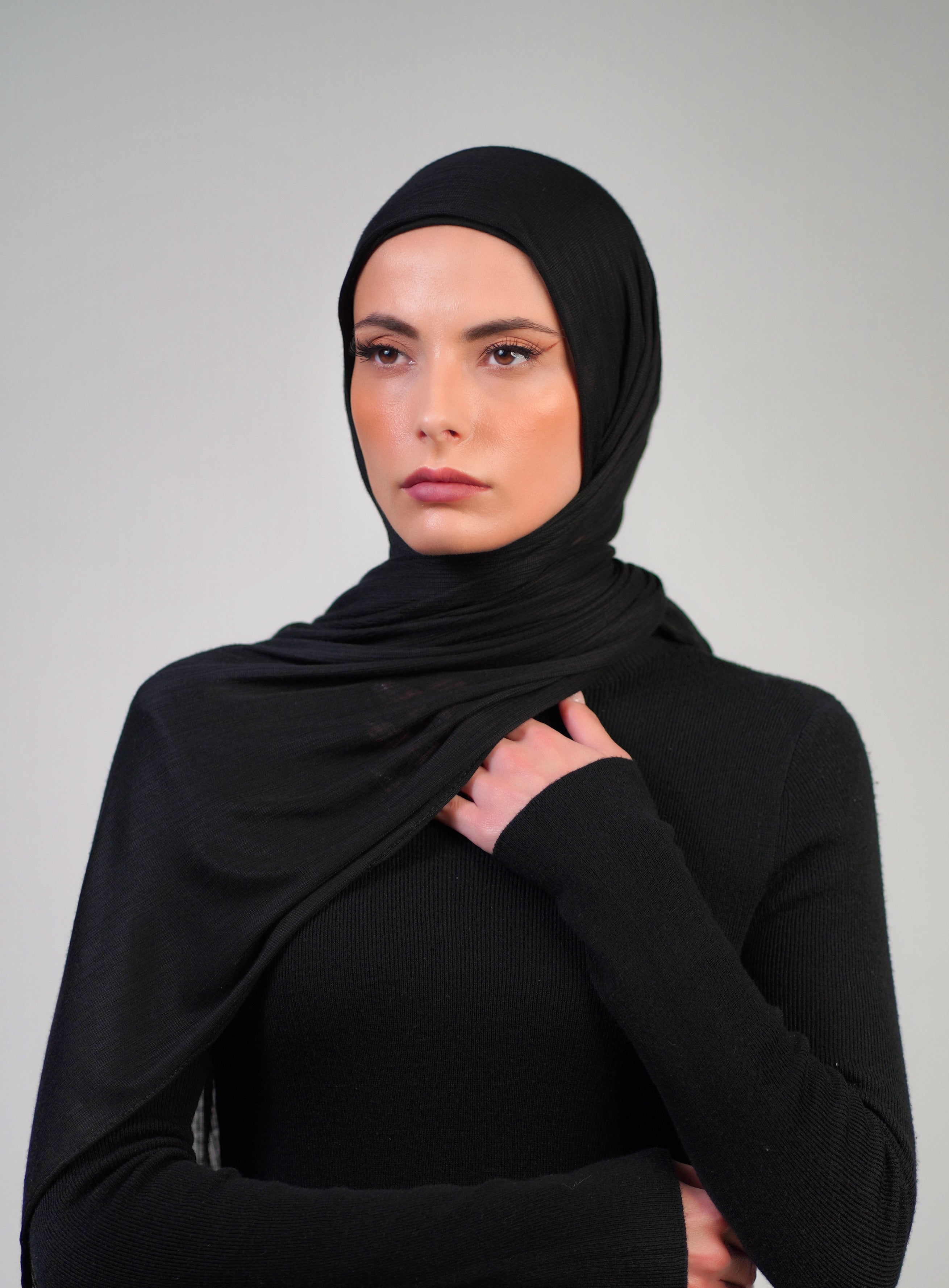 Striped Double Stretch  Voile