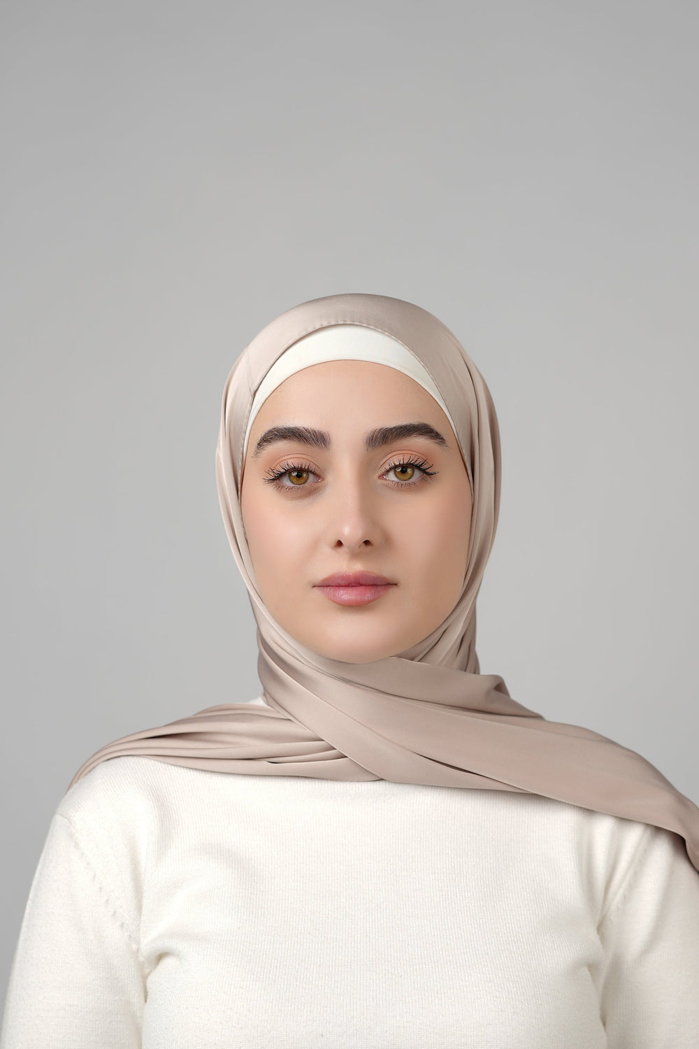 Plain Satin Hijab  Voile