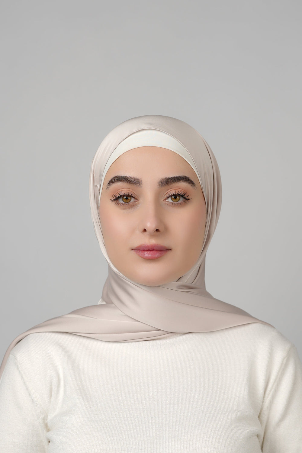 Plain Satin Hijab  Voile