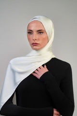 Plain Satin Hijab  Voile
