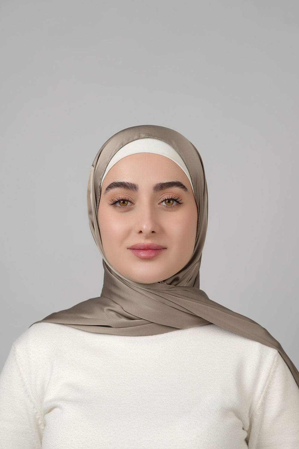 Plain Satin Hijab  Voile