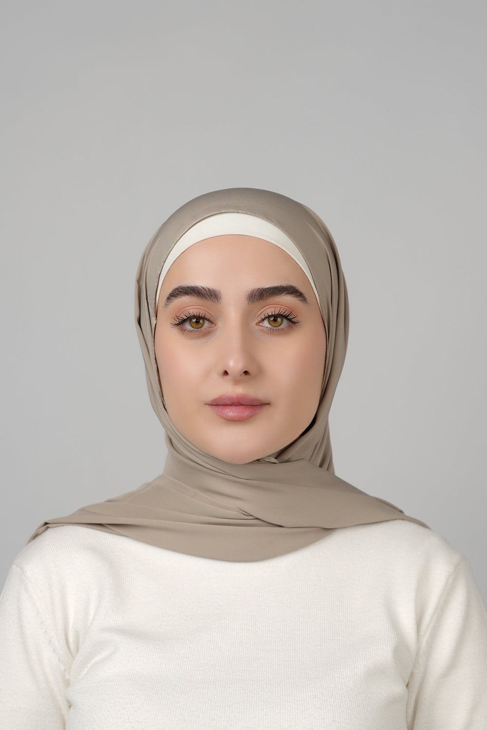 Plain Satin Hijab  Voile