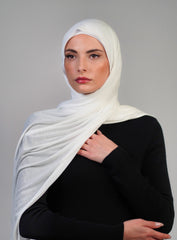 Striped Stretch Cotton  Voile