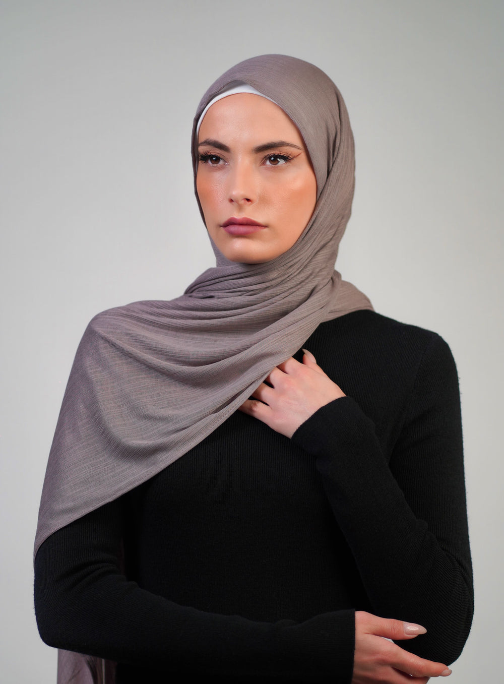 Patterned Stretch Cotton  Voile