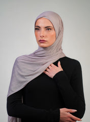 Patterned Stretch Cotton  Voile