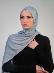 Patterned Stretch Cotton  Voile