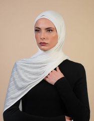 Patterned Stretch Cotton  Voile