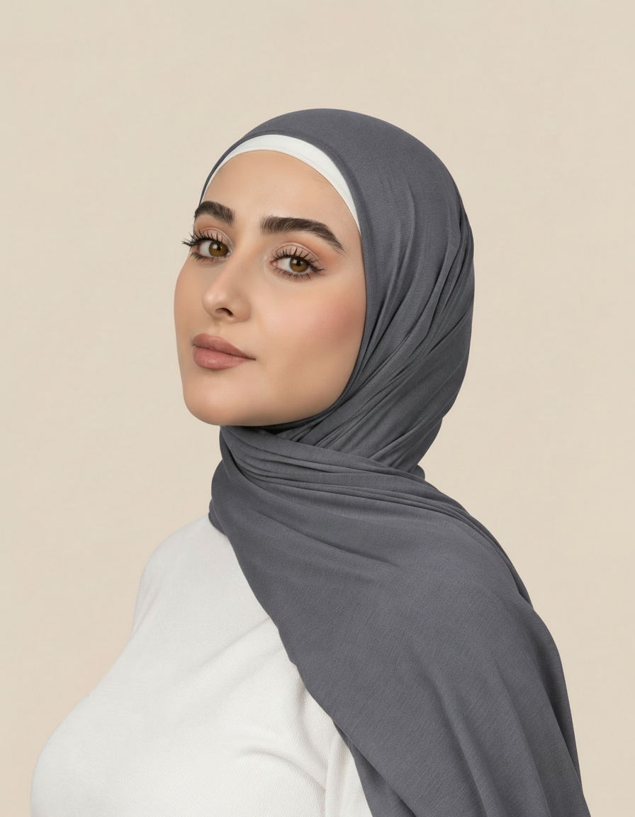 Shiny Crepe Hijab  Voile