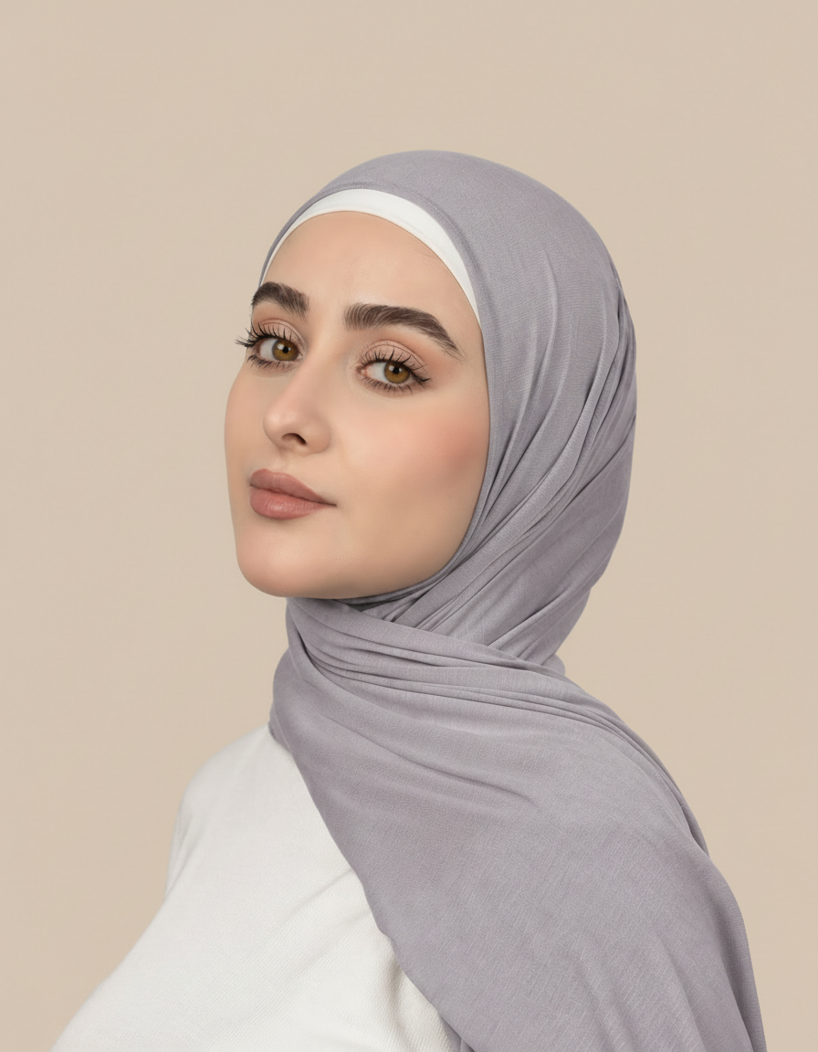 Shiny Crepe Hijab  Voile