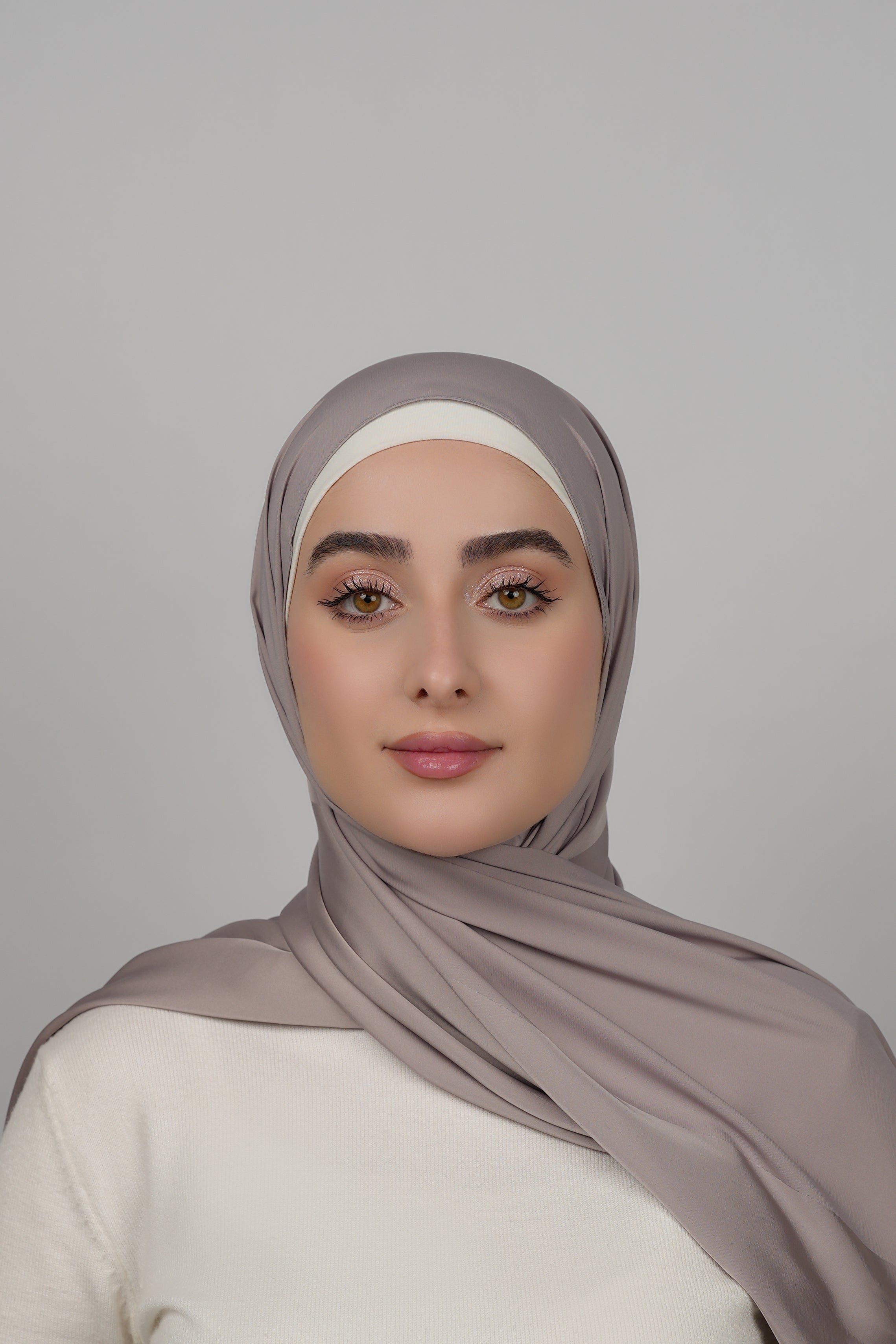 Double Shade Hijab  Voile