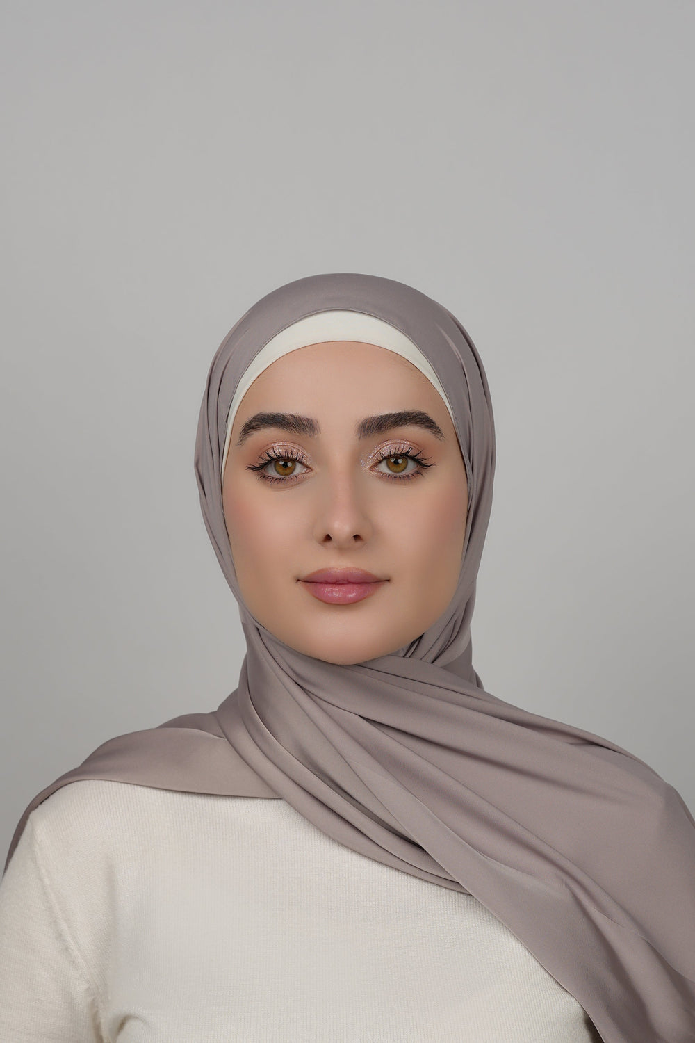 Double Shade Hijab  Voile