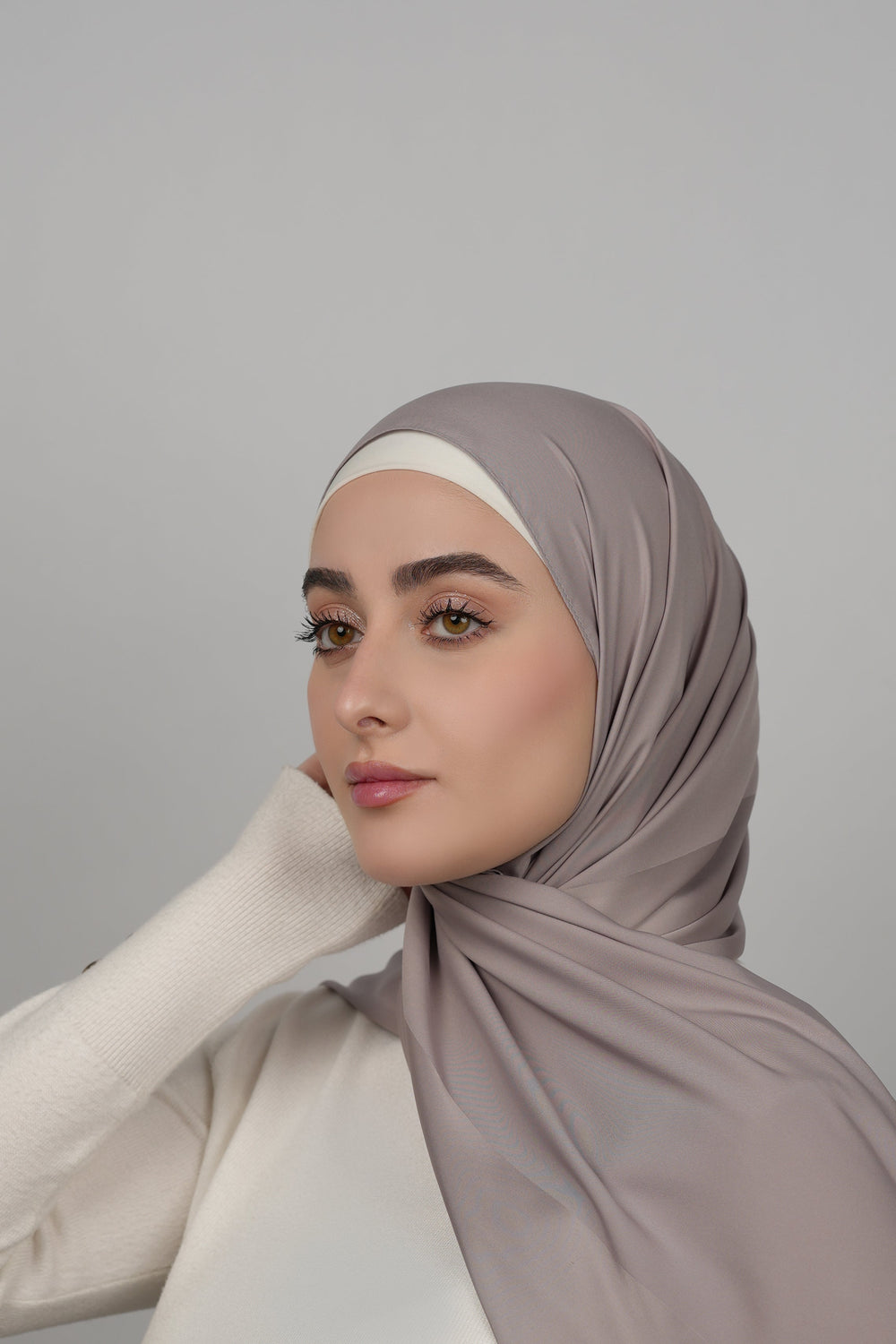 Double Shade Hijab  Voile