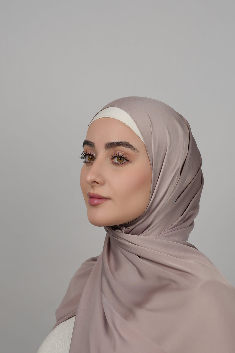 Double Shade Hijab  Voile