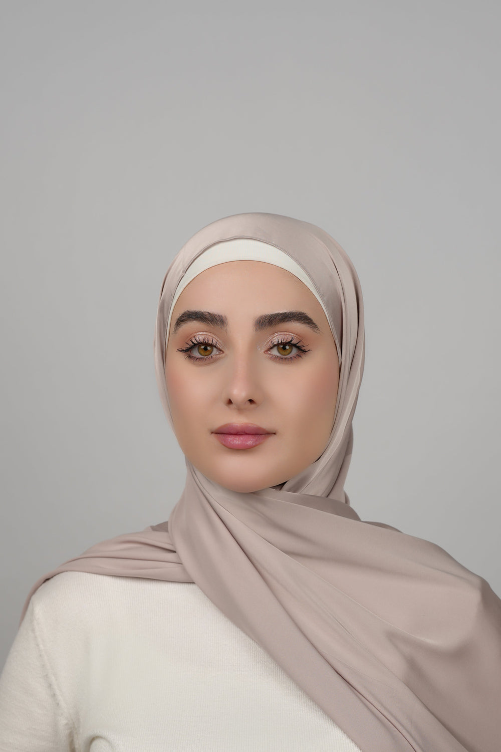 Double Shade Hijab  Voile