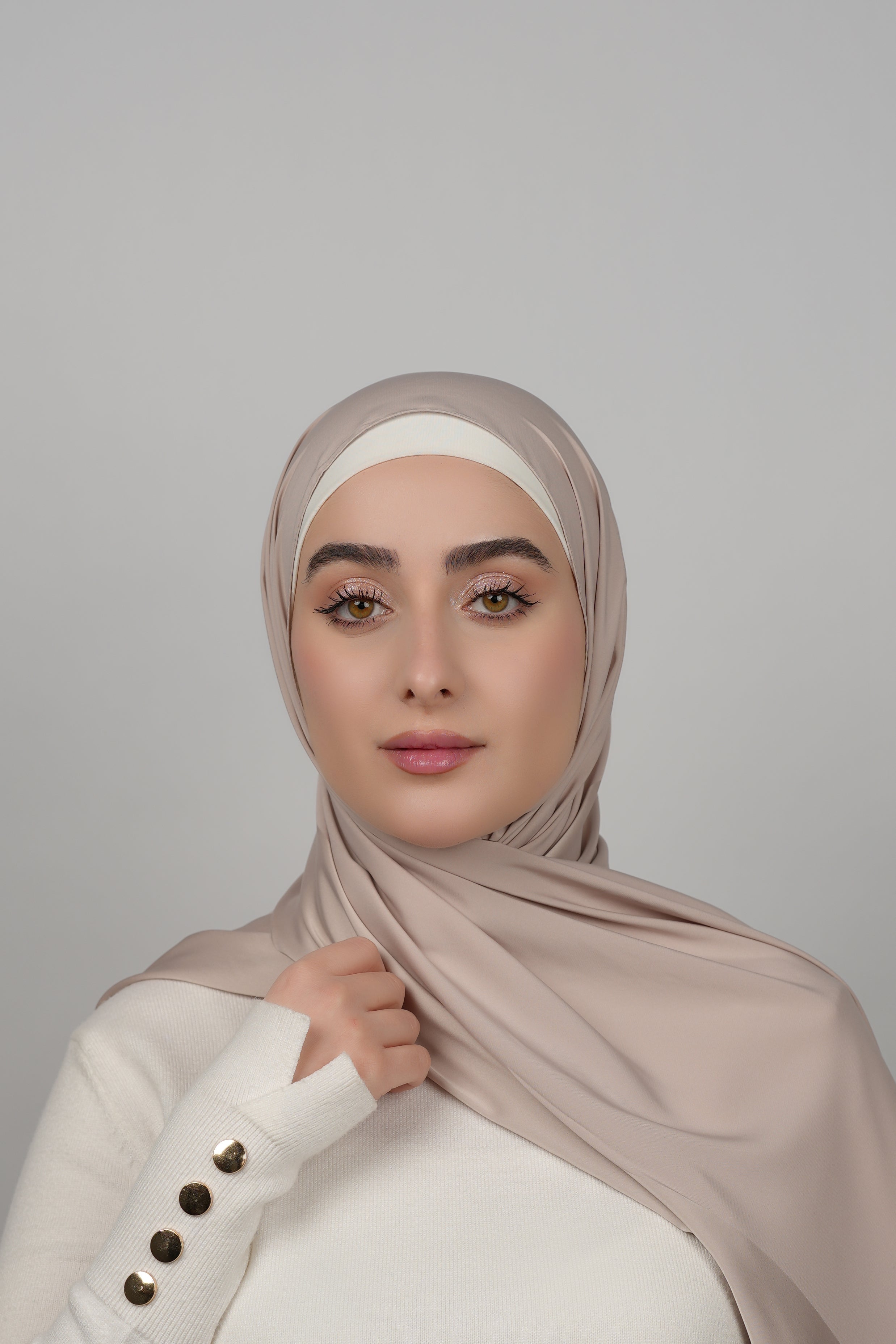 Double Shade Hijab  Voile