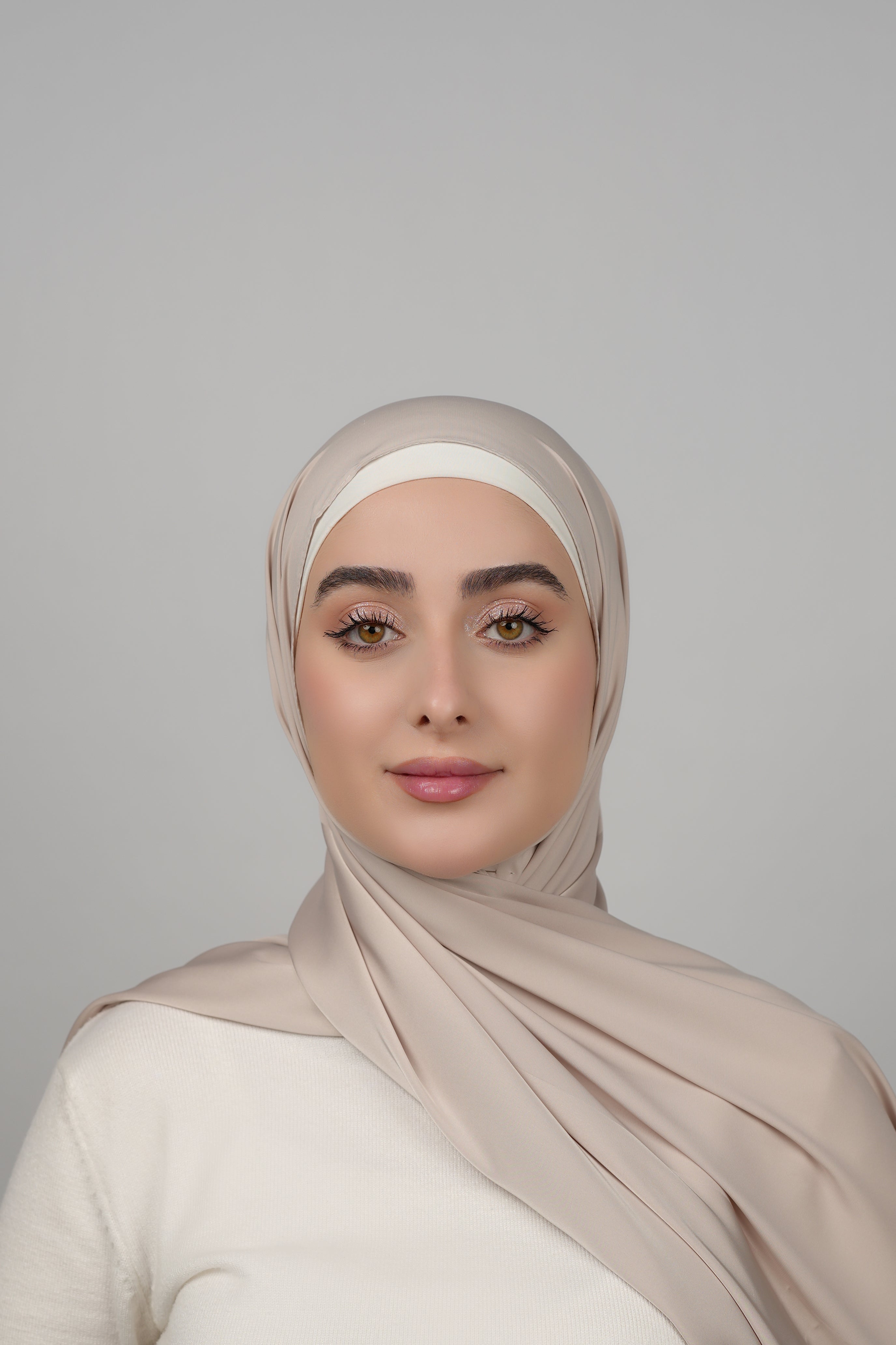 Double Shade Hijab  Voile