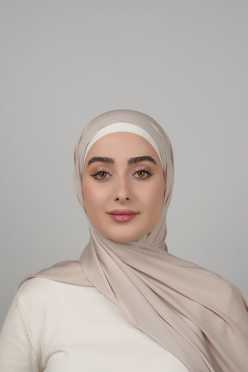 Double Shade Hijab  Voile