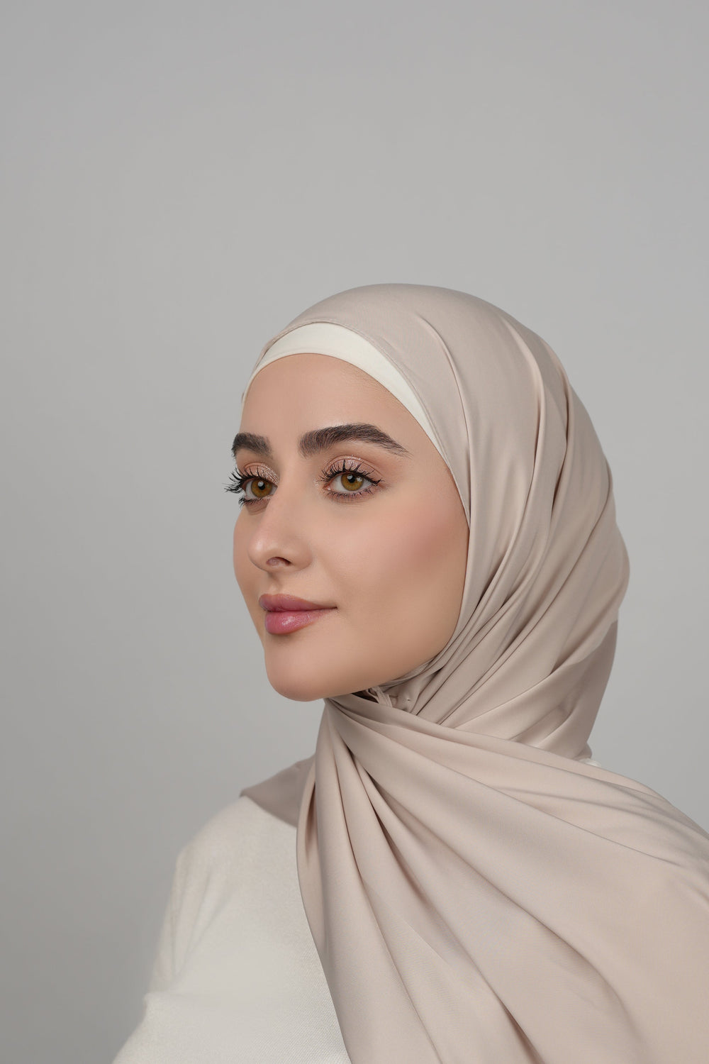 Double Shade Hijab  Voile