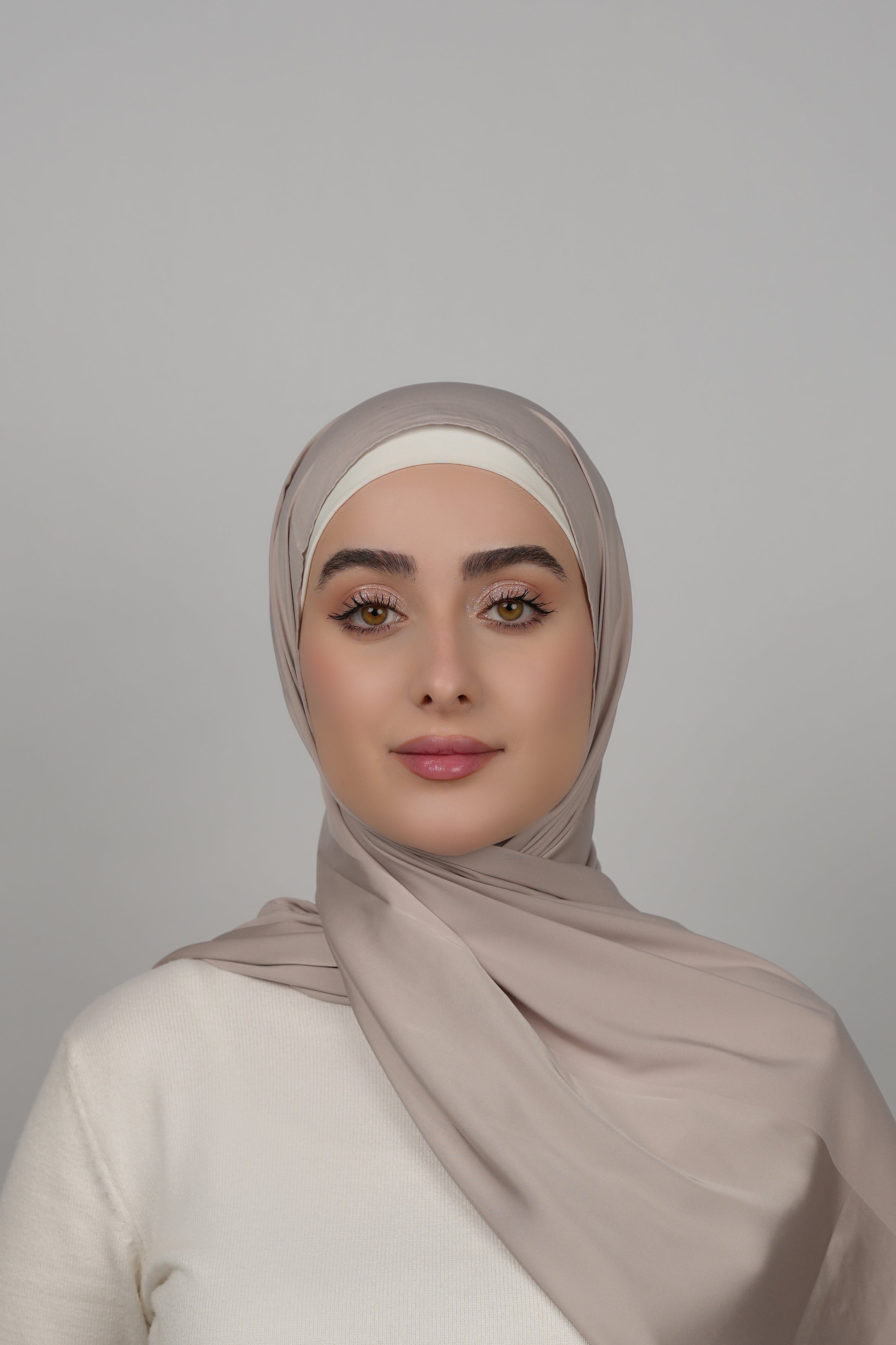 Double Shade Hijab  Voile