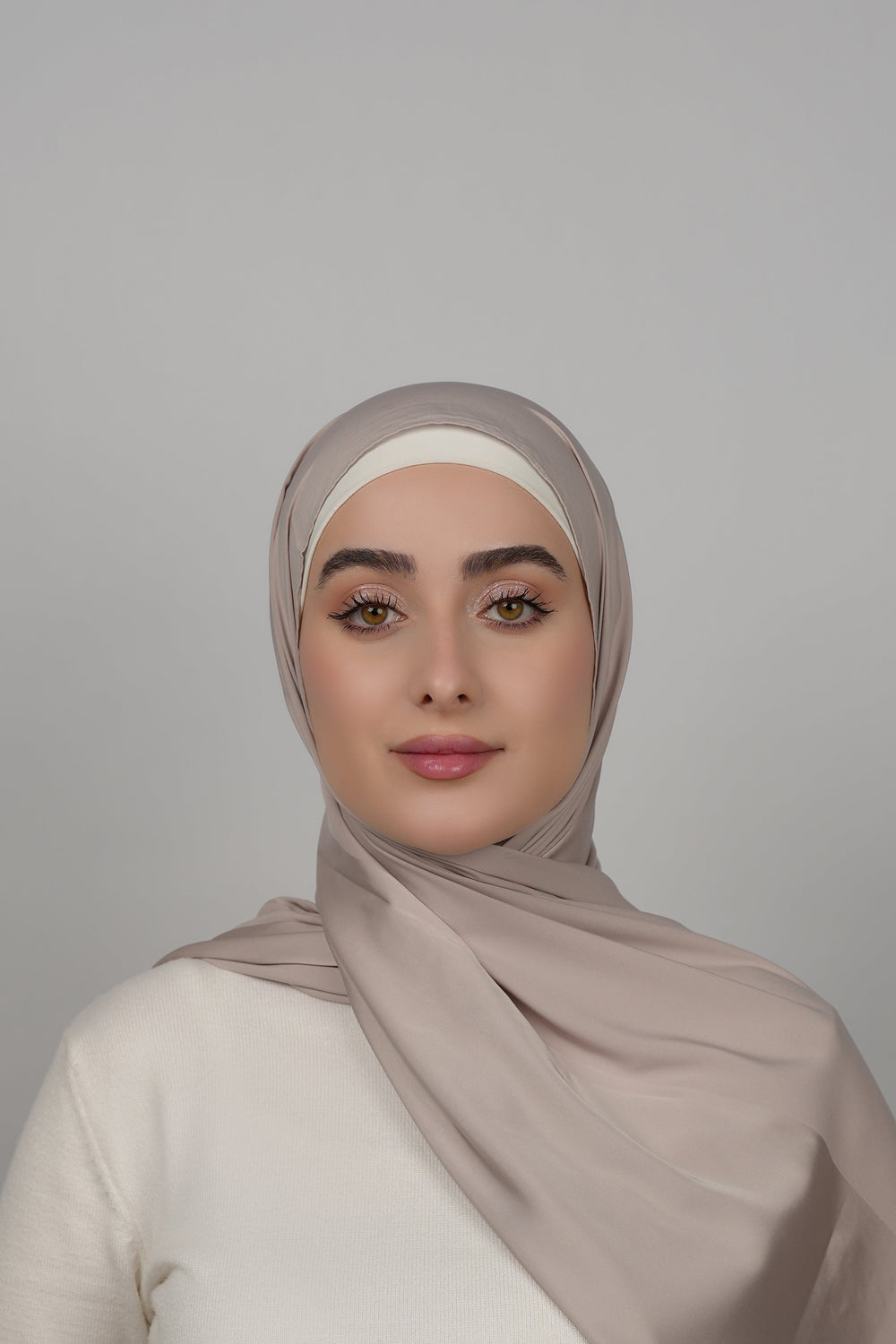 Double Shade Hijab  Voile