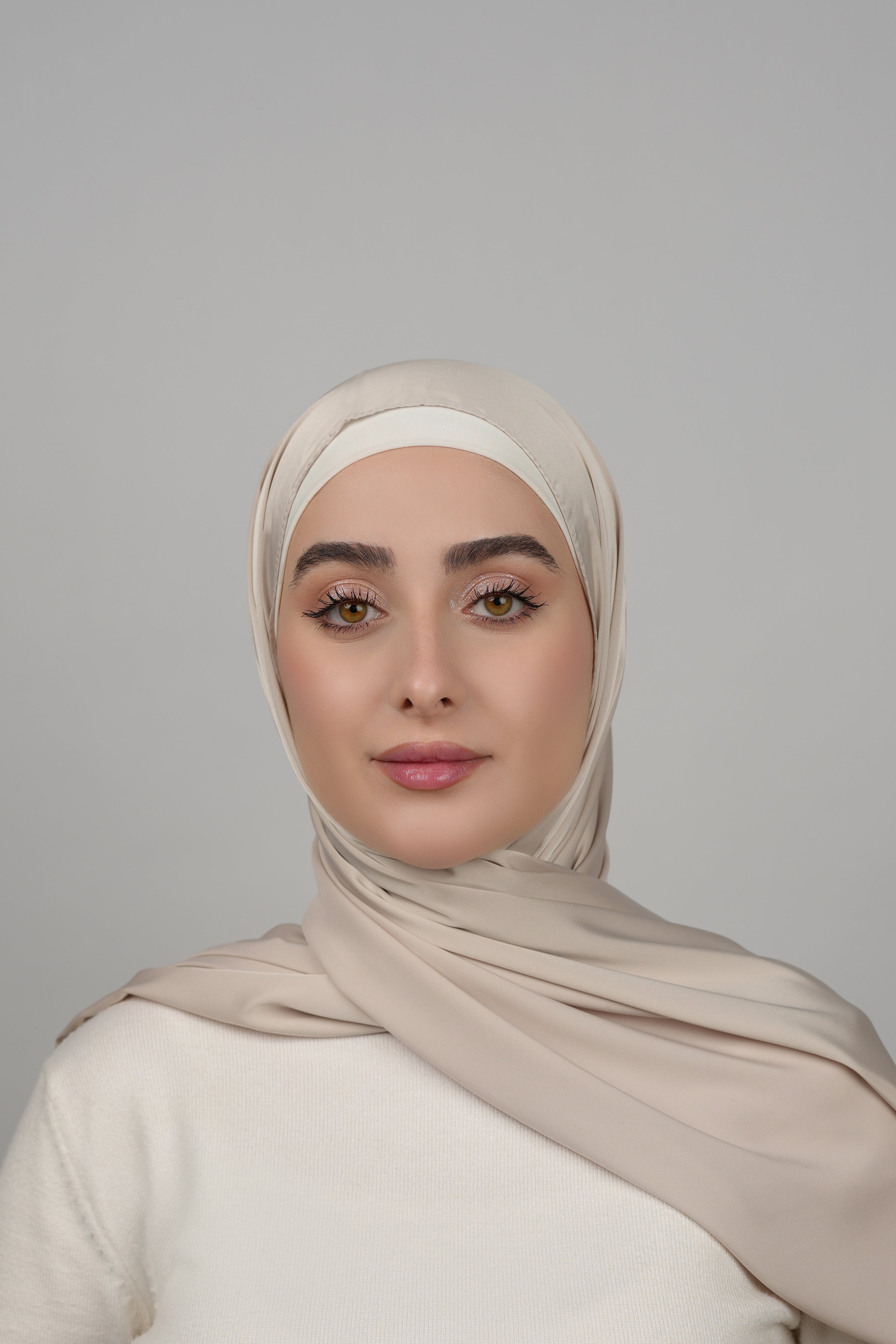 Double Shade Hijab  Voile