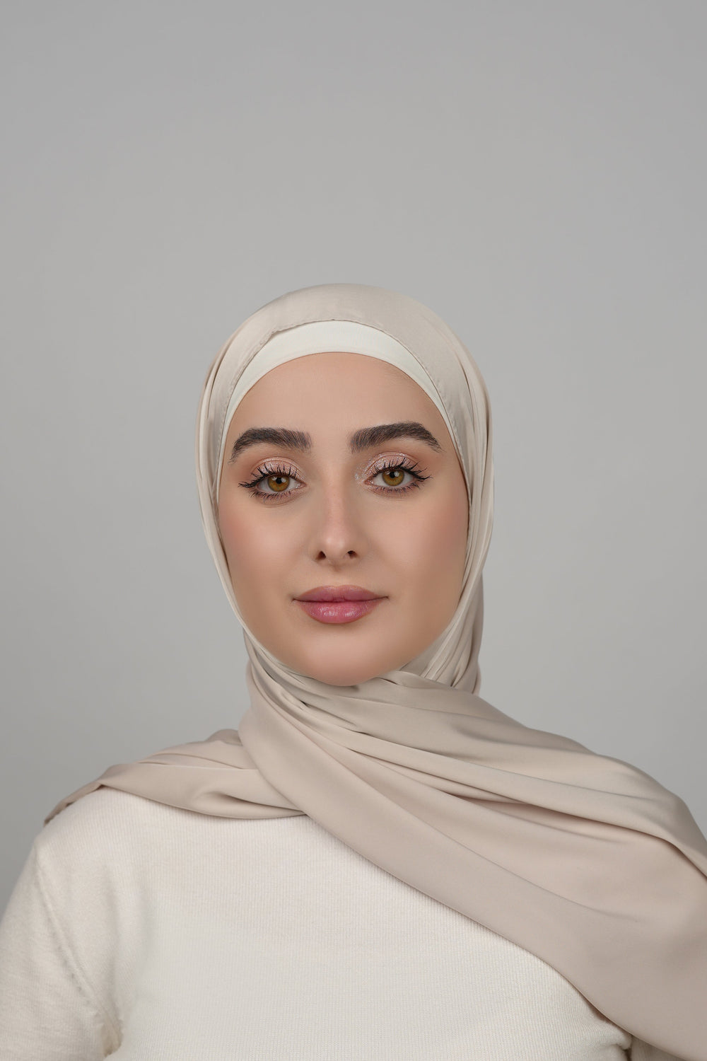 Double Shade Hijab  Voile