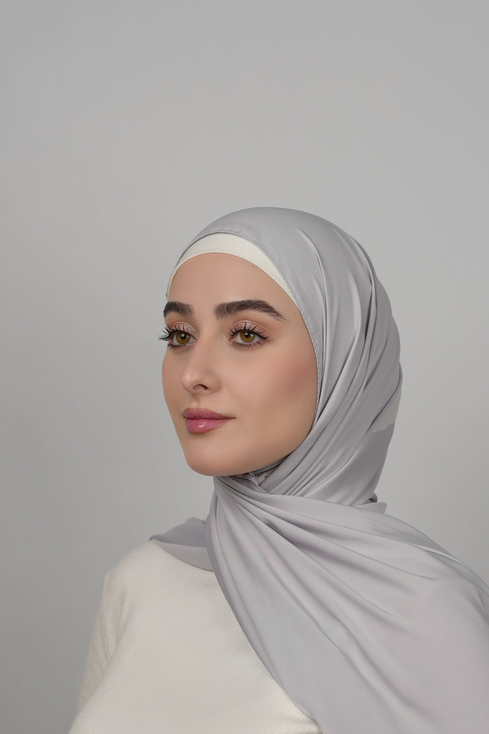 Double Shade Hijab  Voile