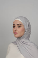 Double Shade Hijab  Voile