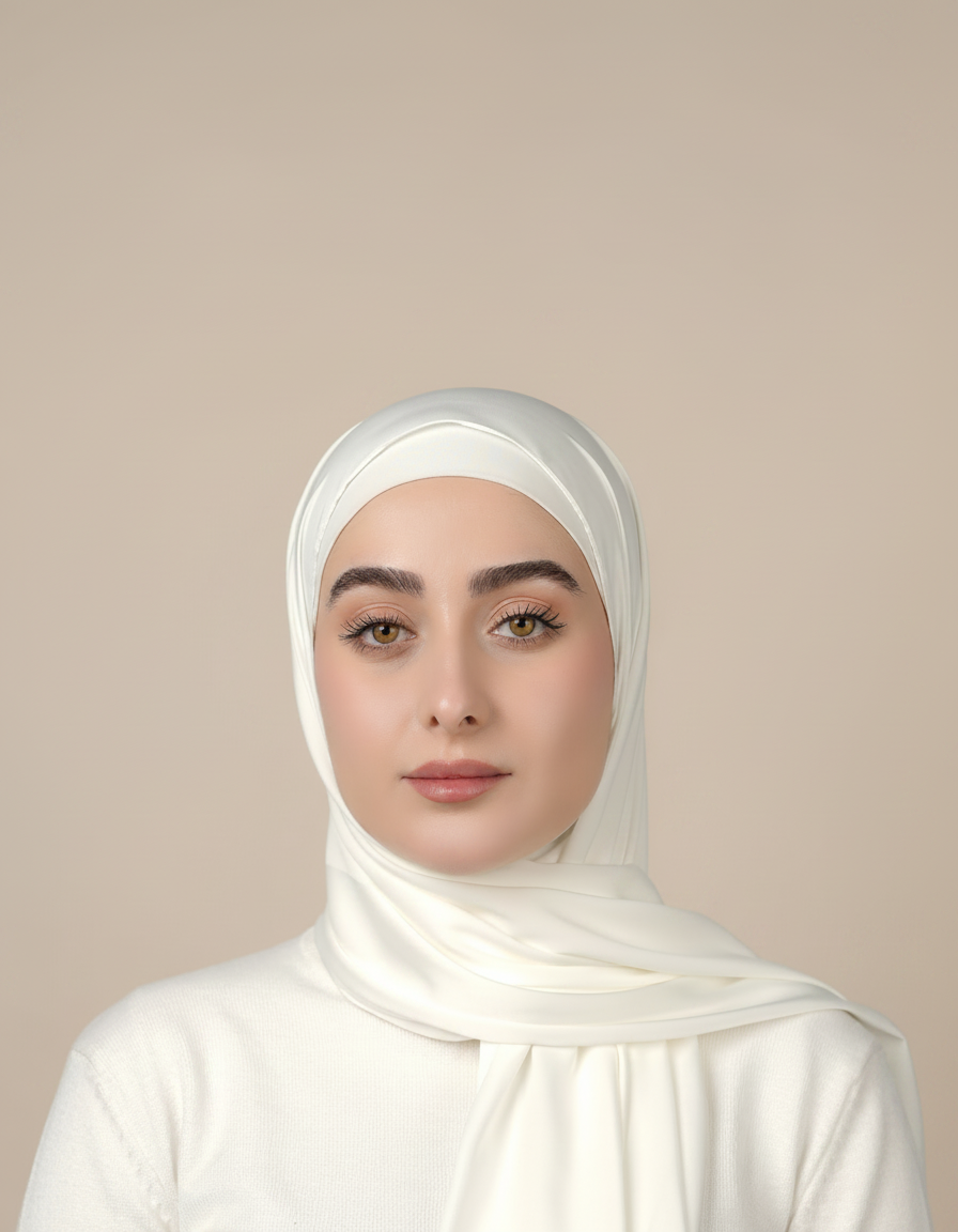Double Shade Hijab  Voile