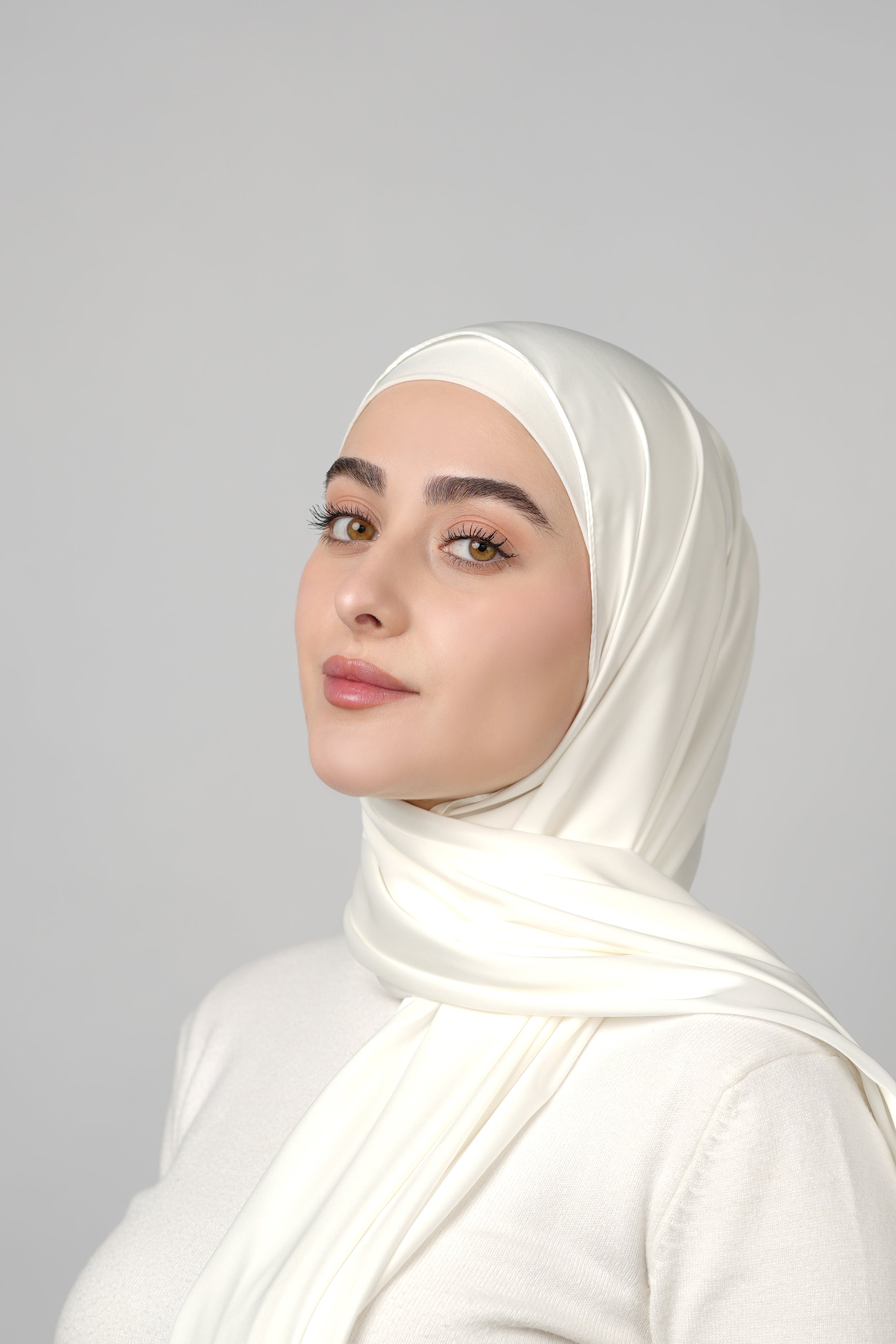 Double Shade Hijab  Voile