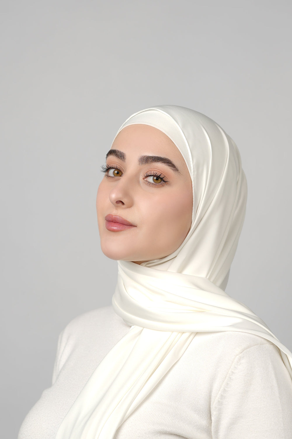 Double Shade Hijab  Voile